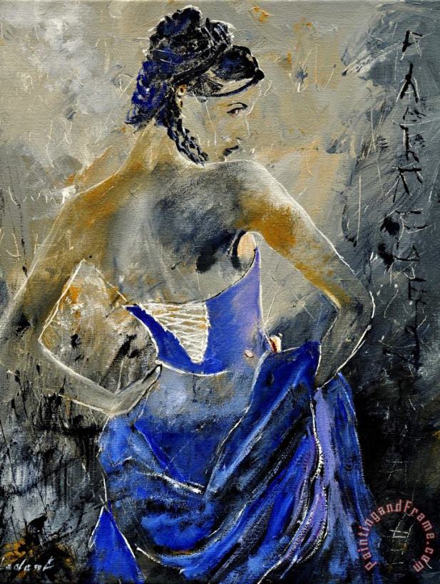 Young Girl 450150 painting - Pol Ledent Young Girl 450150 Art Print