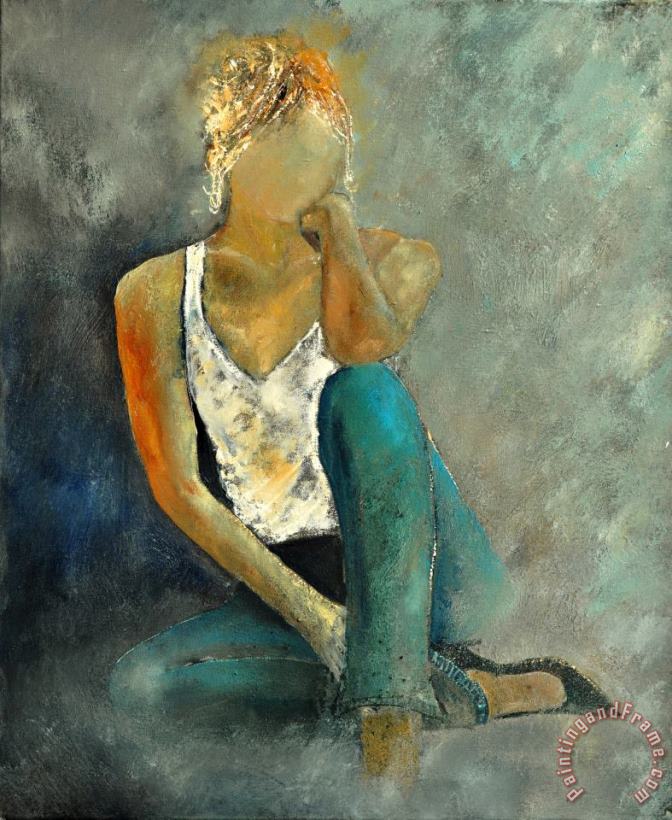Young Girl 562190 painting - Pol Ledent Young Girl 562190 Art Print