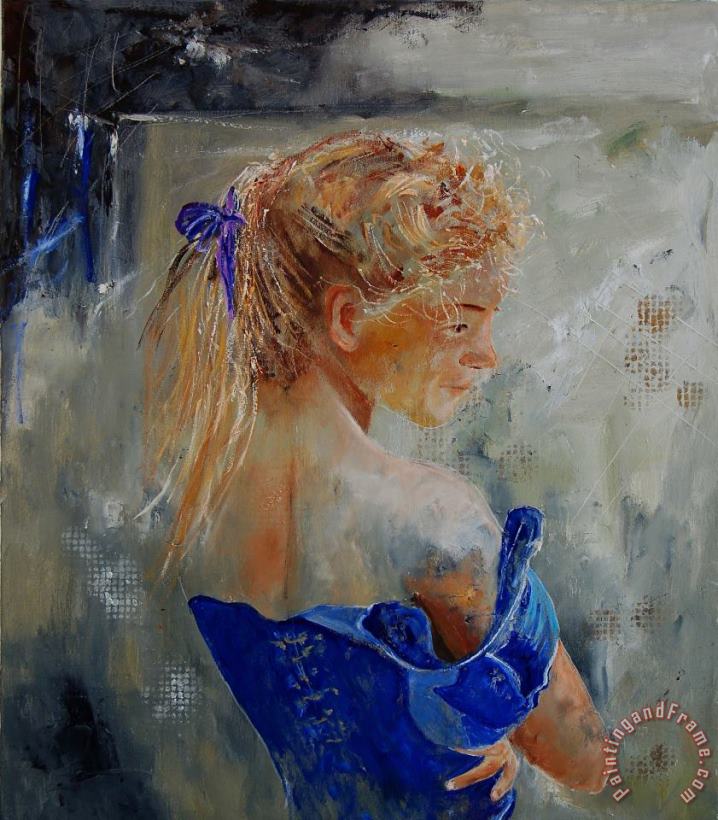 Pol Ledent Young Girl 78 Art Painting