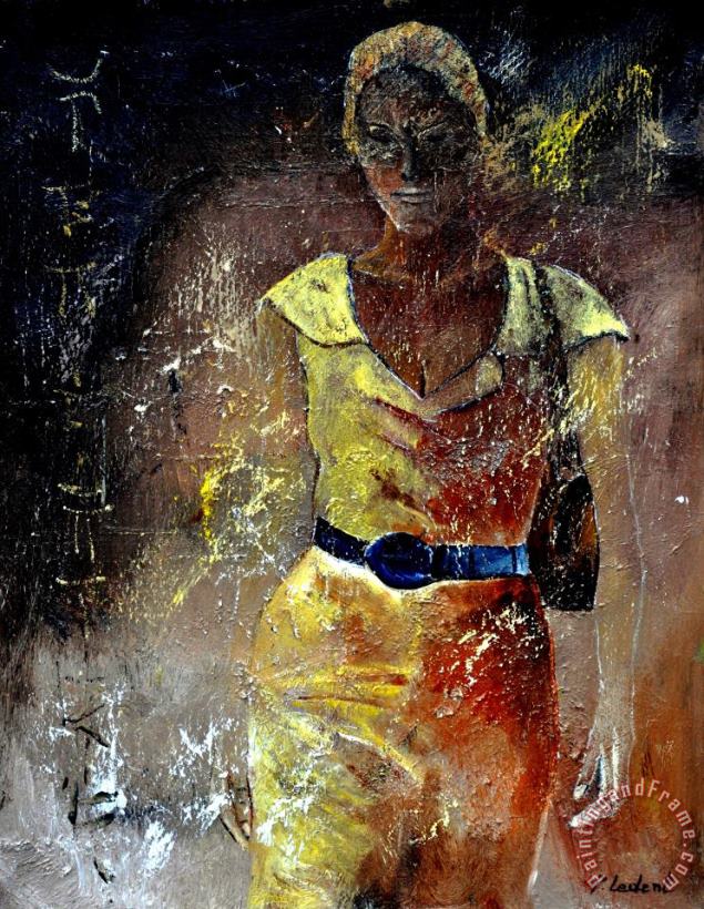 Young Lady 450101 painting - Pol Ledent Young Lady 450101 Art Print
