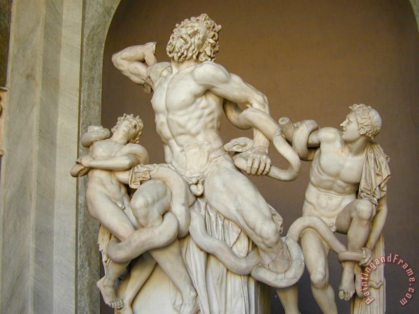 Polydoros of Rhodes Laocoon And His Sons Art Painting