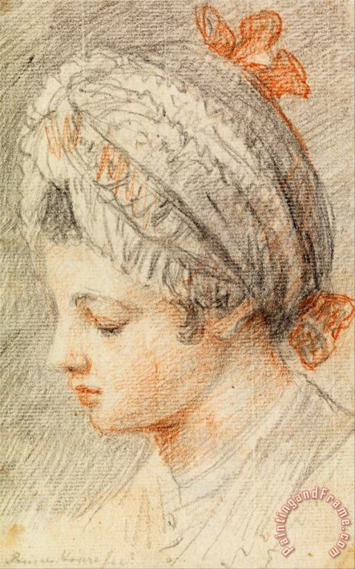 Prince Hoare Head of a Young Girl Art Painting