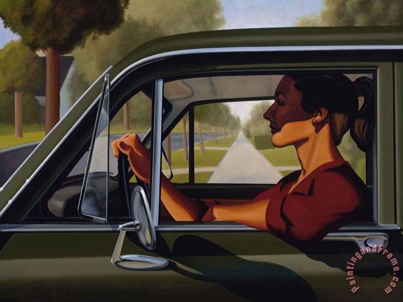 R. Kenton Nelson Herself's Daily, 2020 Art Painting