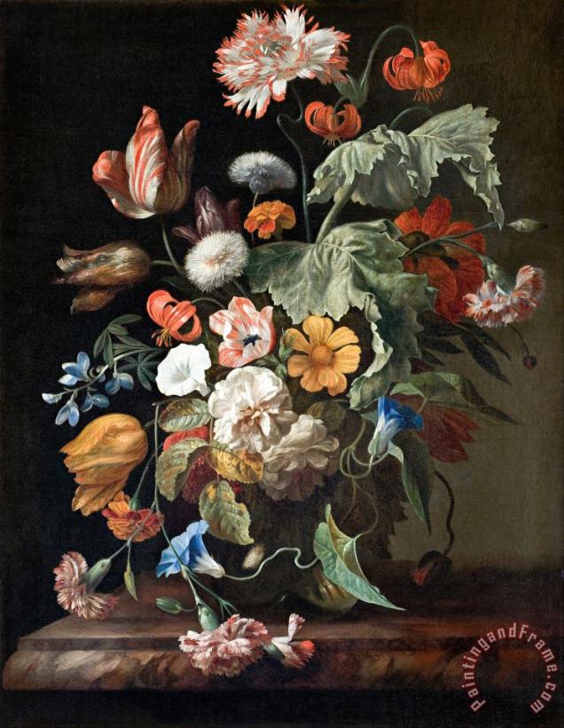 Rachel Ruysch Still Life with Flowers Art Painting