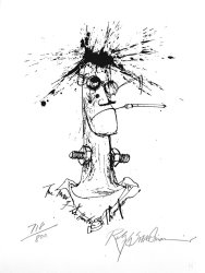 Ralph Steadman Brain of Hunter S. Thompson, 2010