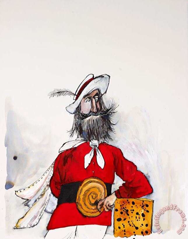 Garibaldis Biscuits painting - Ralph Steadman Garibaldis Biscuits Art Print