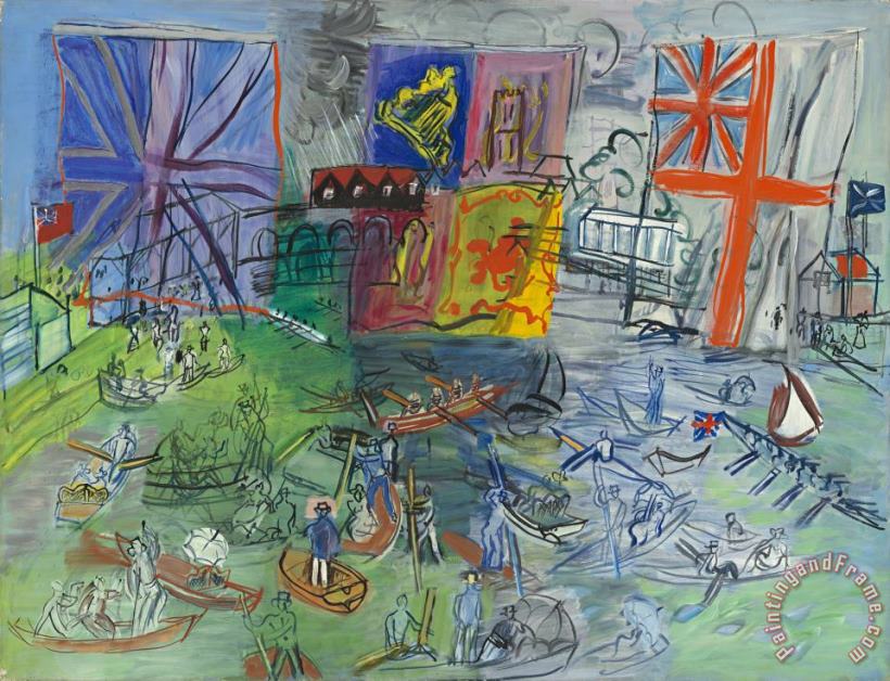 Regatta at Henley painting - Raoul Dufy Regatta at Henley Art Print