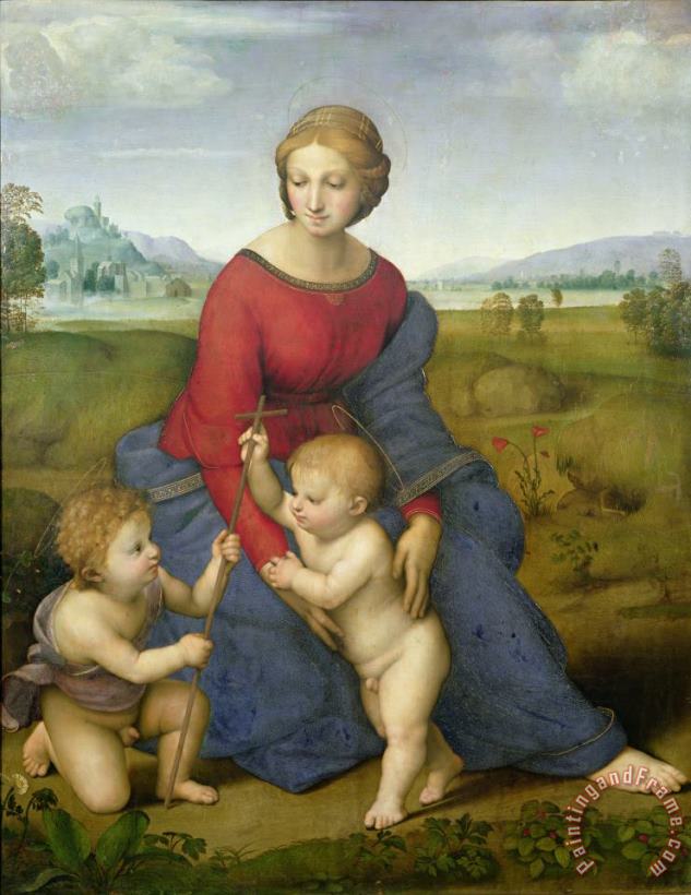 Raphael Madonna in the Meadow Art Painting