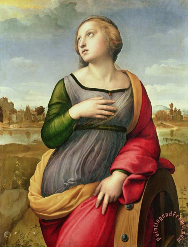 Raphael Saint Catherine of Alexandria Art Painting