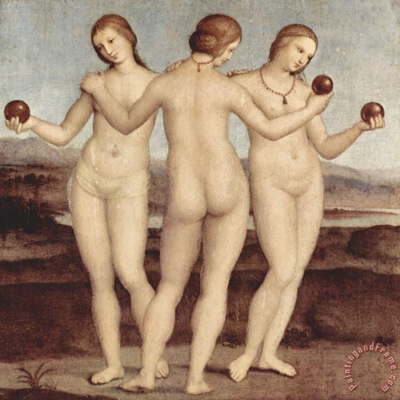Raphael The Three Graces - 1504-05 Art Painting