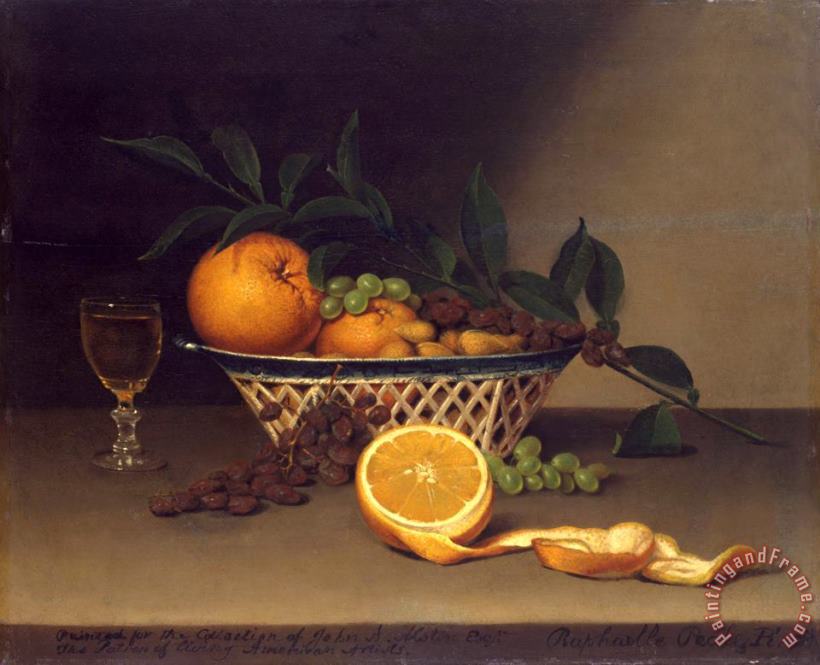 Raphaelle Peale Still Life with Oranges Art Print