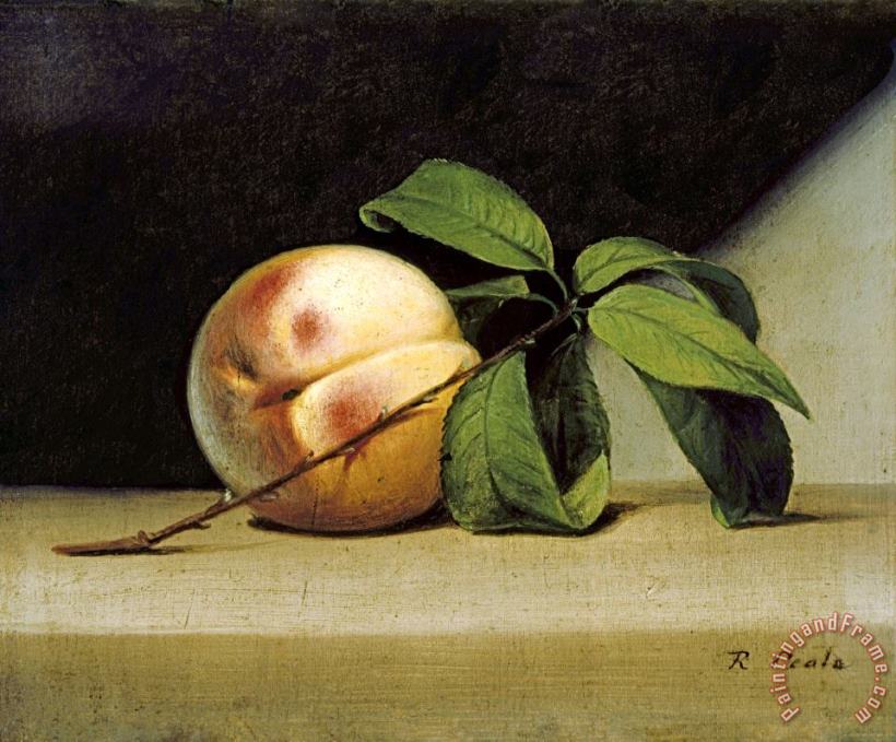 Raphaelle Peale Still Life with Peach Art Painting