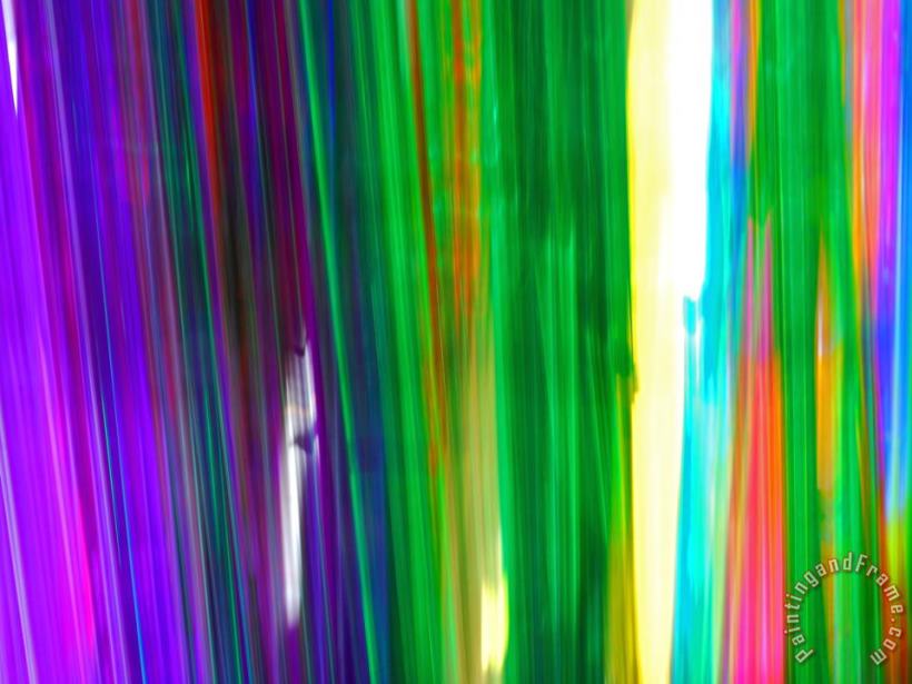 Raymond Gehman Colorful Plastic Tubes in San Francisco Plastics Shop Art Painting