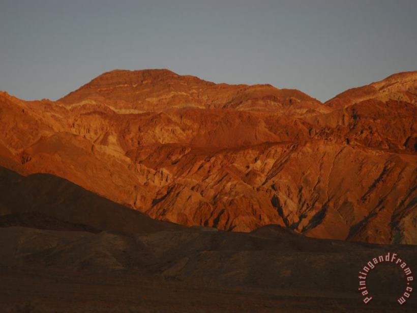 Mountains in Death Valley California painting - Raymond Gehman Mountains in Death Valley California Art Print