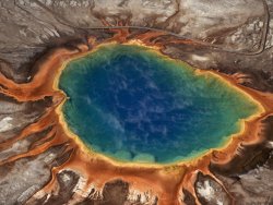 Raymond Gehman Steaming Blue Hot Spring