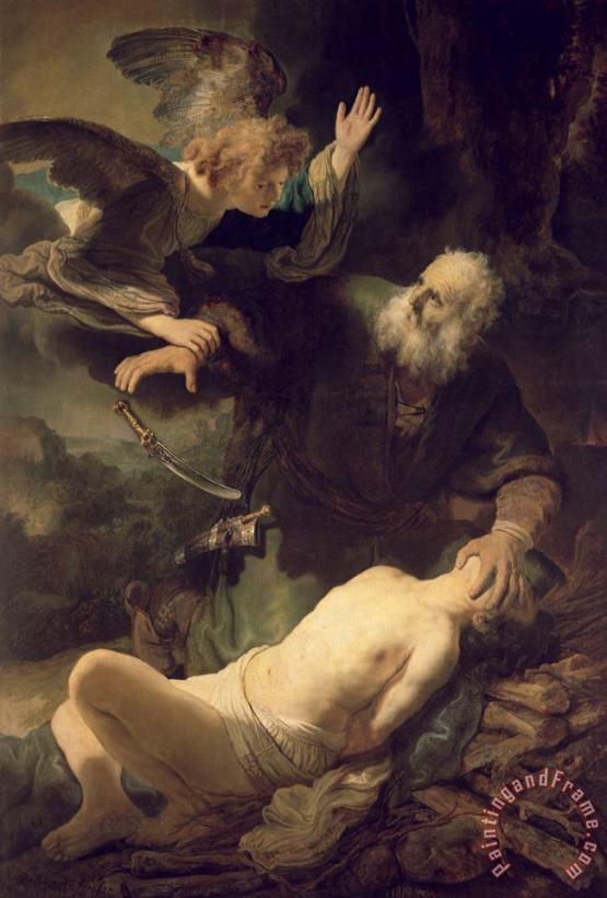 Rembrandt The Sacrifice of Abraham Art Print