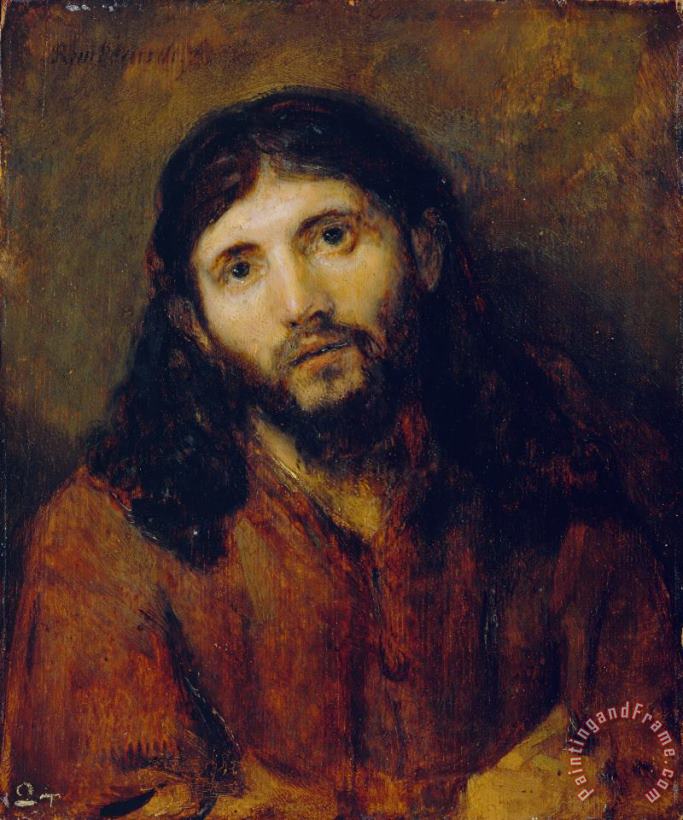 Christ painting - Rembrandt Harmensz van Rijn Christ Art Print