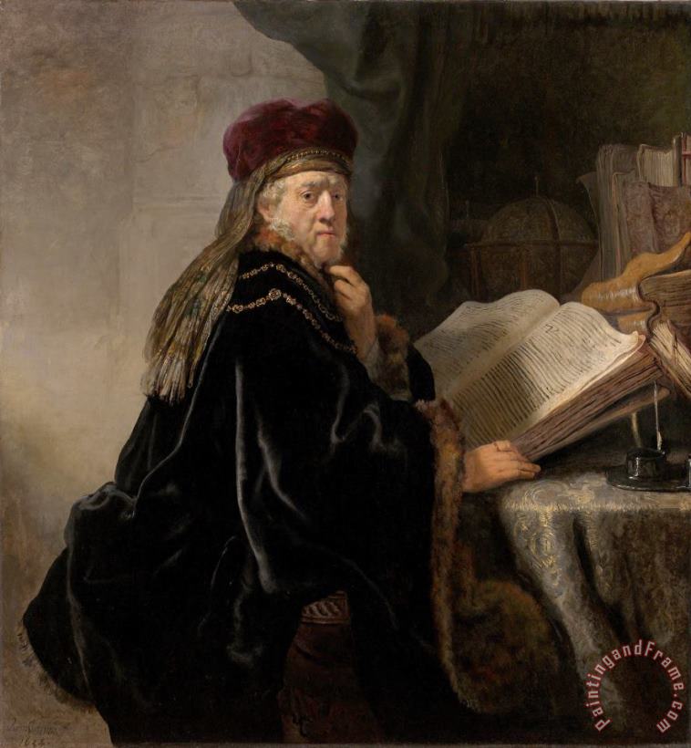 Scholar at His Study painting - Rembrandt Harmensz van Rijn Scholar at His Study Art Print
