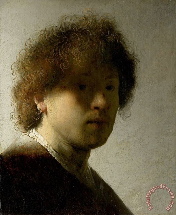 Rembrandt Harmensz van Rijn Self Portrait Art Painting