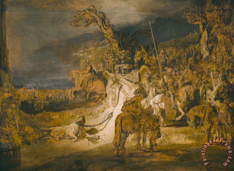 The Concord of The State painting - Rembrandt Harmensz van Rijn The Concord of The State Art Print