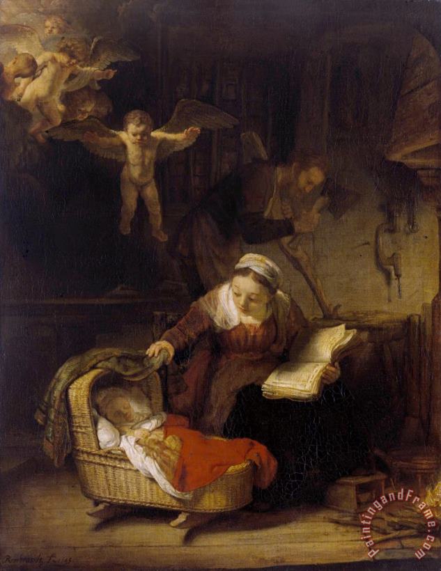 Rembrandt Harmensz van Rijn 小胁褟褌芯械 小械屑械泄褋褌胁芯 Art Painting