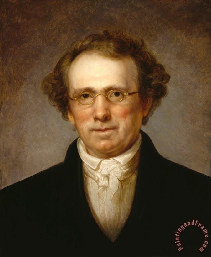 Rembrandt Peale Portrait of Henry Robinson Art Painting