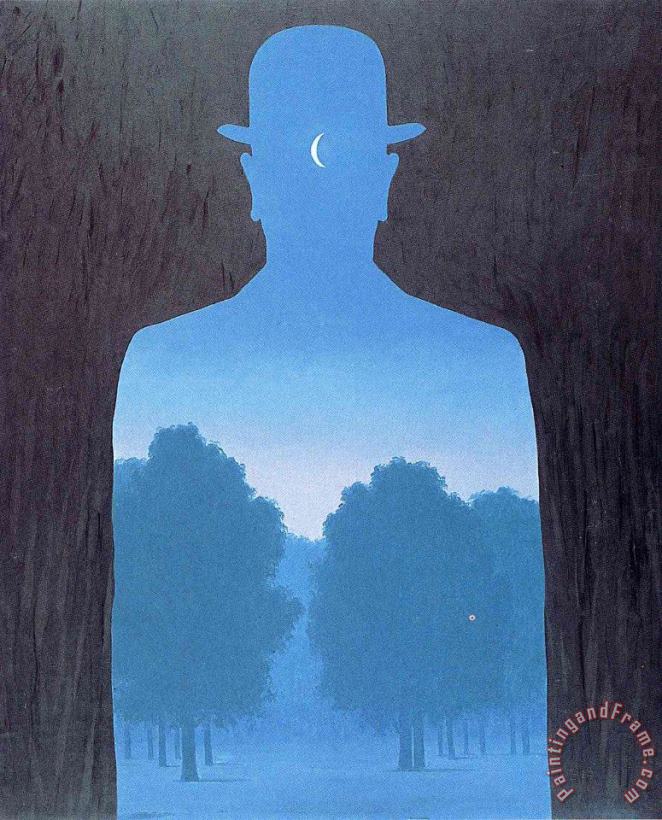 A Friend of Order 1964 painting - rene magritte A Friend of Order 1964 Art Print