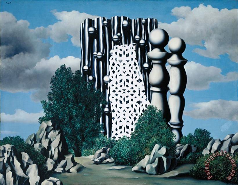 Annunciation 1930 painting - rene magritte Annunciation 1930 Art Print