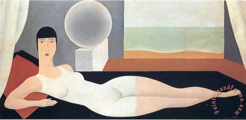 Bather 1925 painting - rene magritte Bather 1925 Art Print