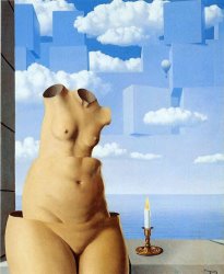 rene magritte Delusions of Grandeur 1948