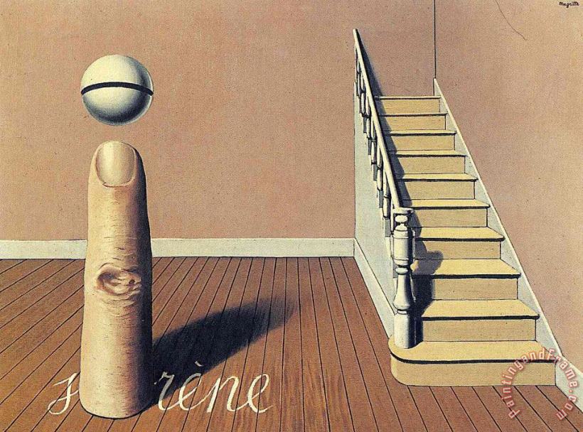 rene magritte Forbidden Literature The Use of The Word 1936 Art Print