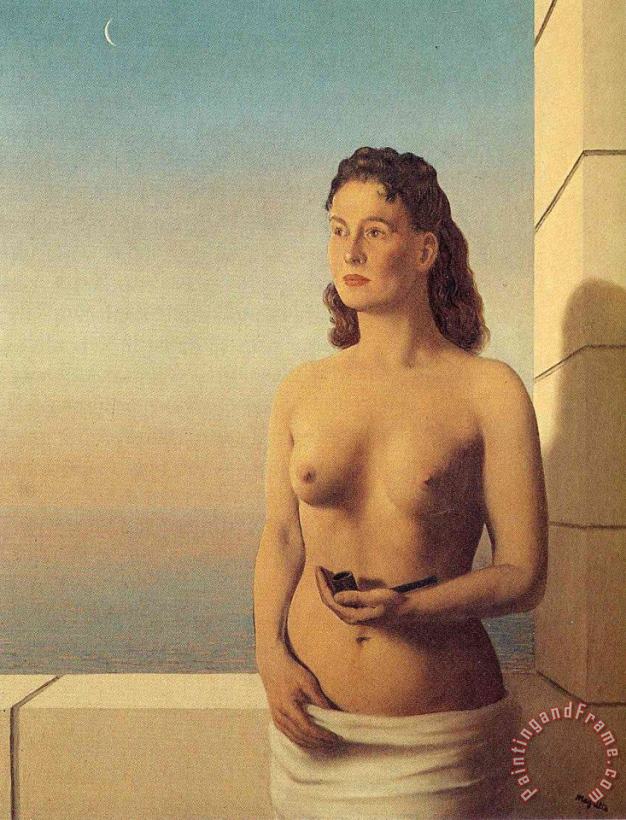Freedom of Mind 1948 painting - rene magritte Freedom of Mind 1948 Art Print