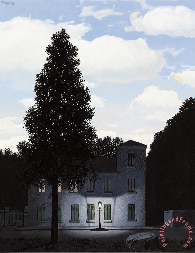 rene magritte L'empire Des Lumieres, 1947 Art Painting