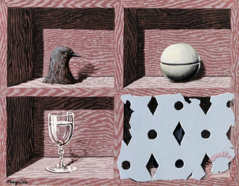 rene magritte Le Musee D'une Nuit Art Painting