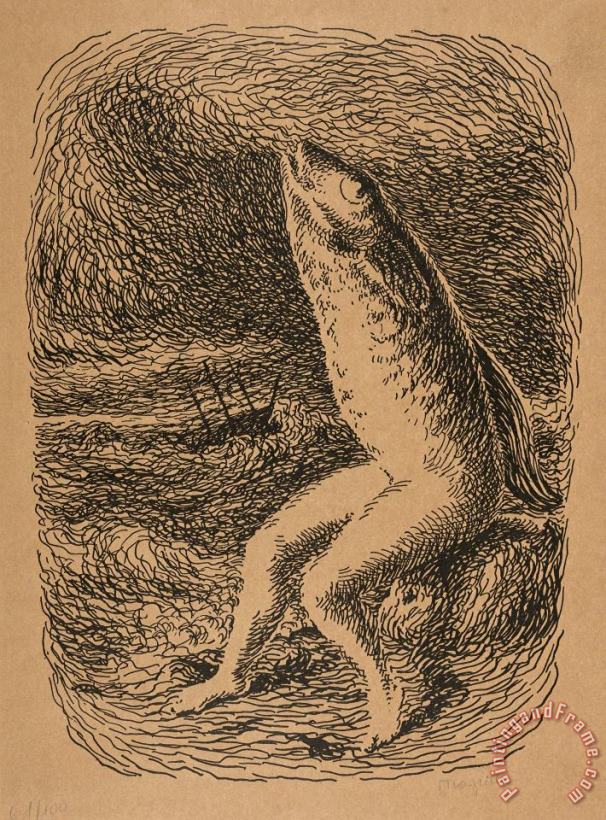 rene magritte Les Chants De Maldoror, 1948 Art Print