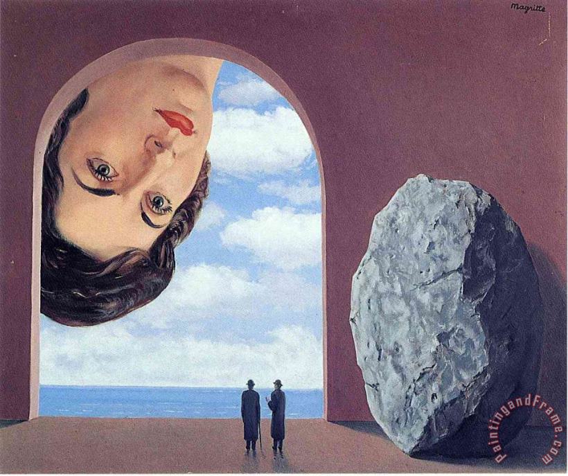 rene magritte Portrait of Stephy Langui 1961 Art Print