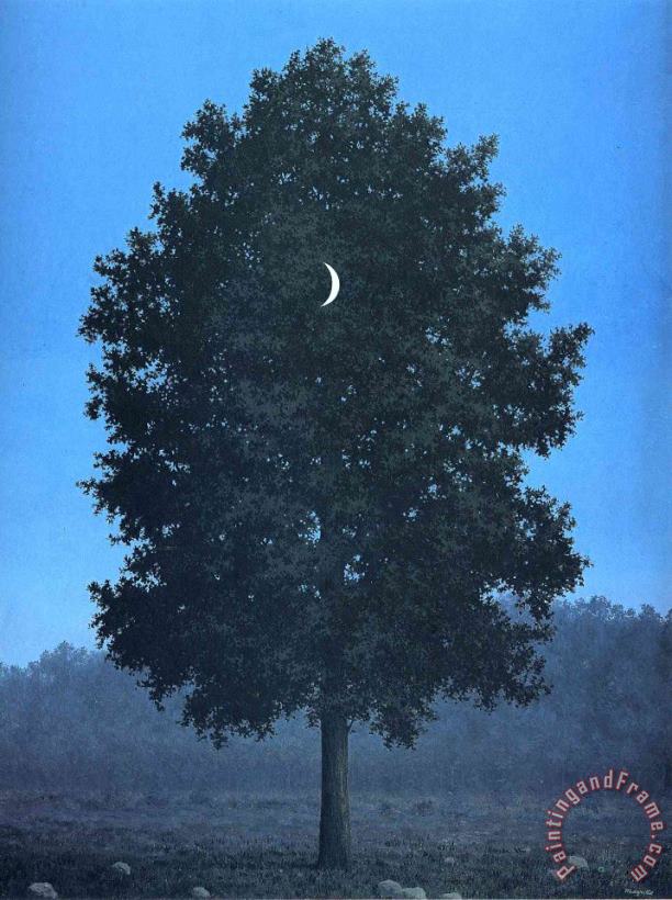 Sixteenth of September 1956 painting - rene magritte Sixteenth of September 1956 Art Print