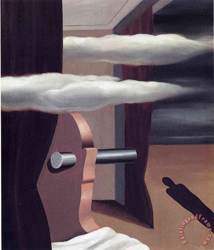 rene magritte The Catapult of Desert 1926 Art Painting