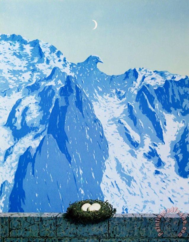 The Domain of Arnheim 1962 painting - rene magritte The Domain of Arnheim 1962 Art Print