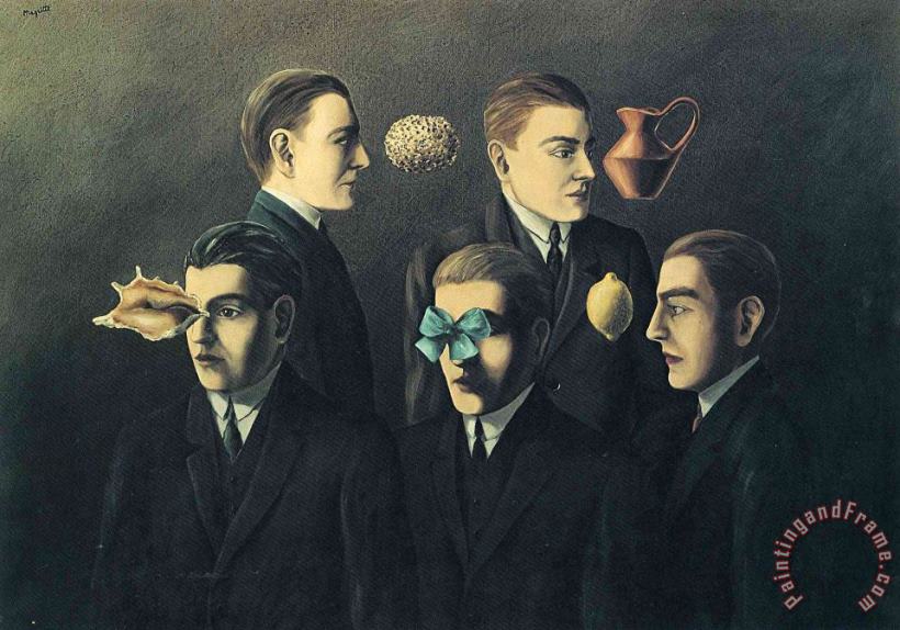 rene magritte The Familiar Objects 1928 Art Painting