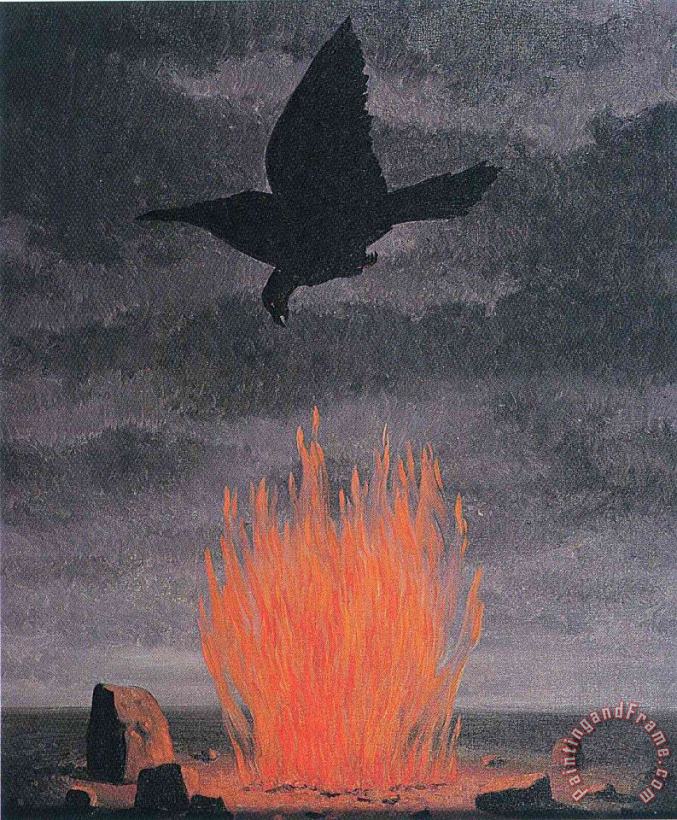 rene magritte The Fanatics 1955 Art Print