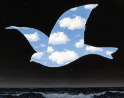 rene magritte The Kiss 1951