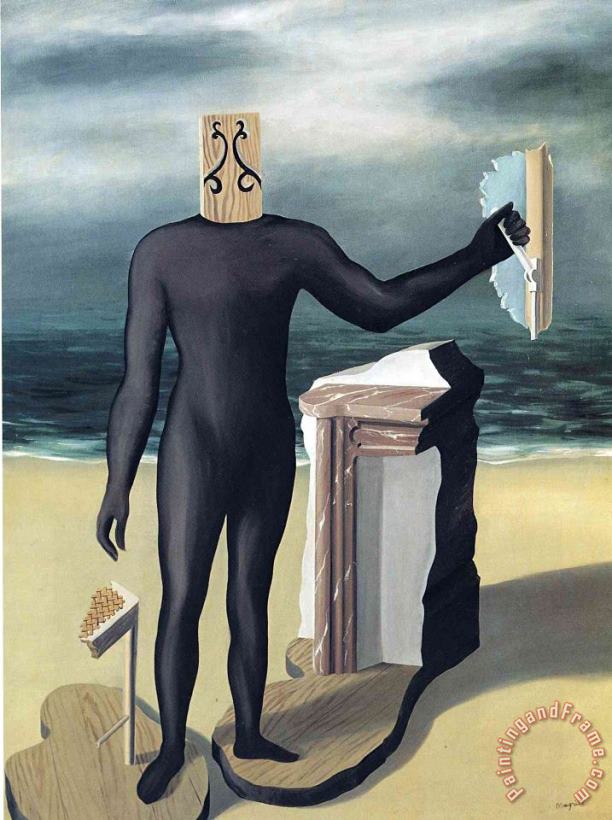 rene magritte The Man of The Sea 1927 Art Print