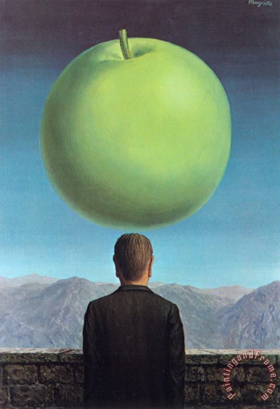 rene magritte The Postcard 1960 Art Print