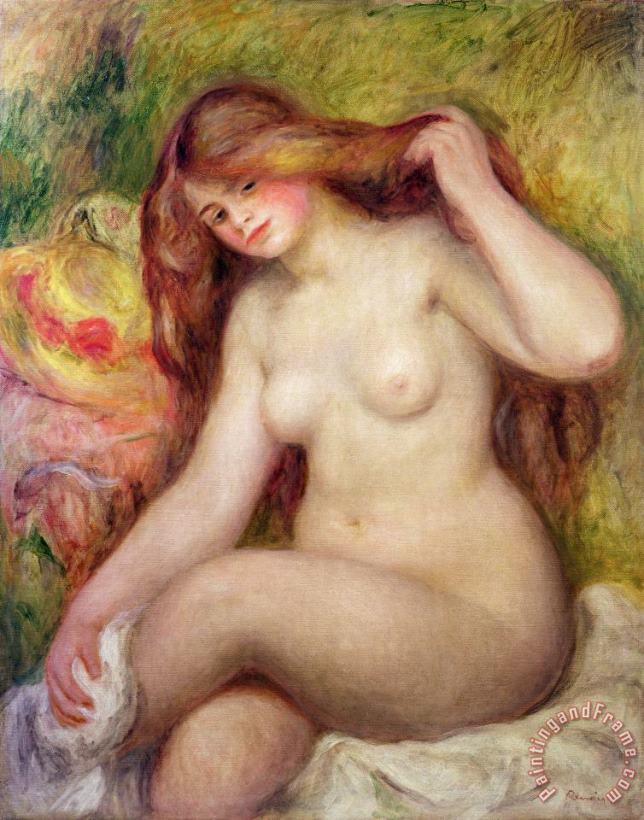 Nude painting - Renoir Nude Art Print