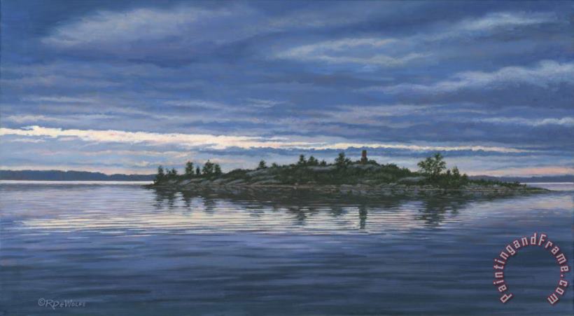 Richard De Wolfe Chimney Island Art Painting