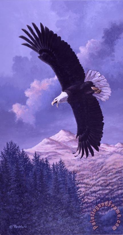 Rocky Mountain High painting - Richard De Wolfe Rocky Mountain High Art Print