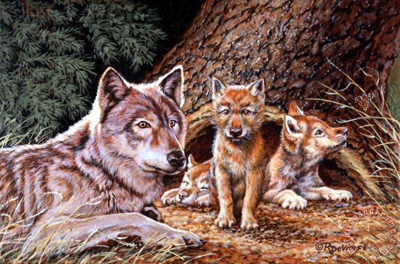 Richard De Wolfe Wolf Den Art Painting
