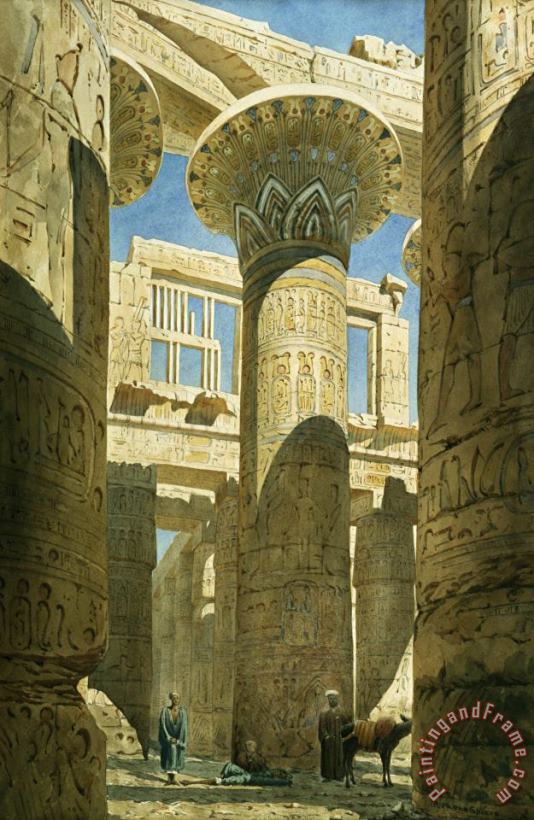 Karnak painting - Richard Phene Spiers Karnak Art Print