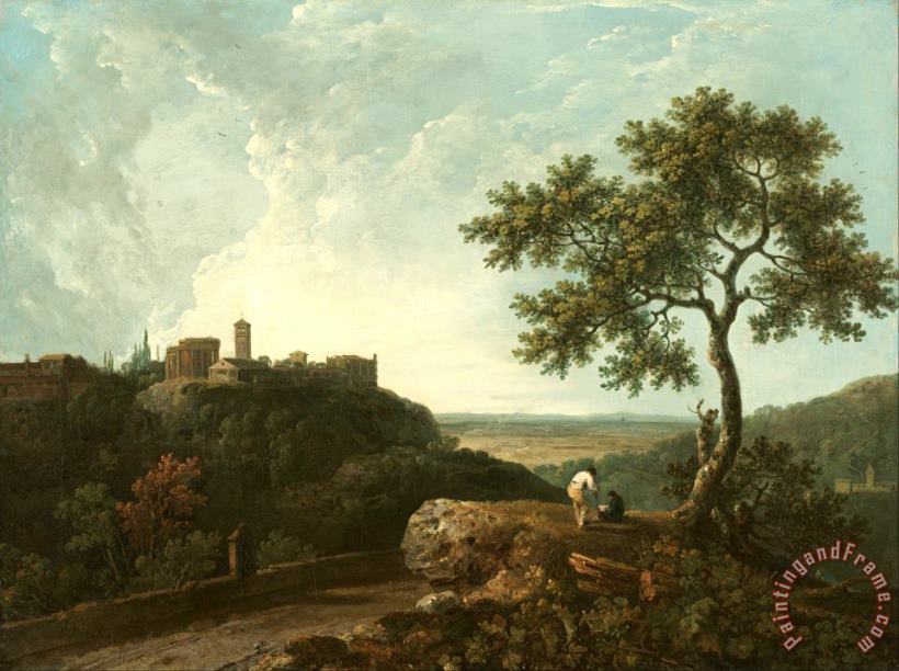 Richard Wilson Tivoli The Temple of The Sybil And The Campagna Art Painting